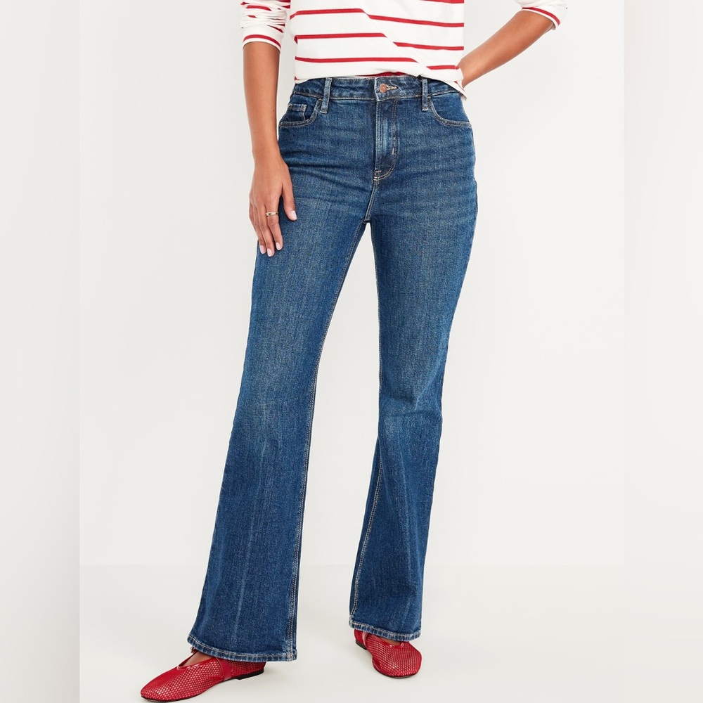 Old Navy Higher High-Rise Flare Jeans